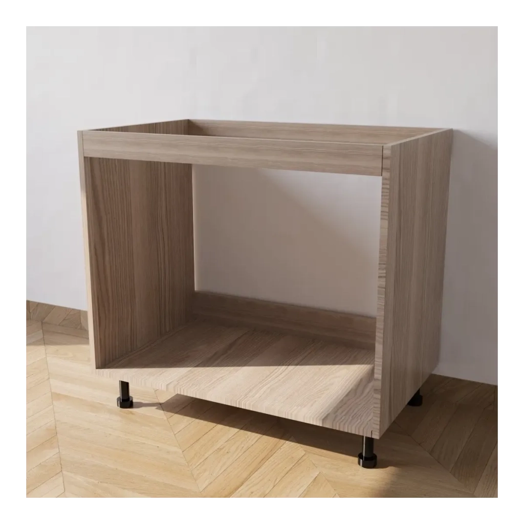 Base da lavello da incasso con Le Seguenti Misure l=80 cm p=55,5 cm h=72 cm Colore Olmo con spedizione in Kit senza Ante