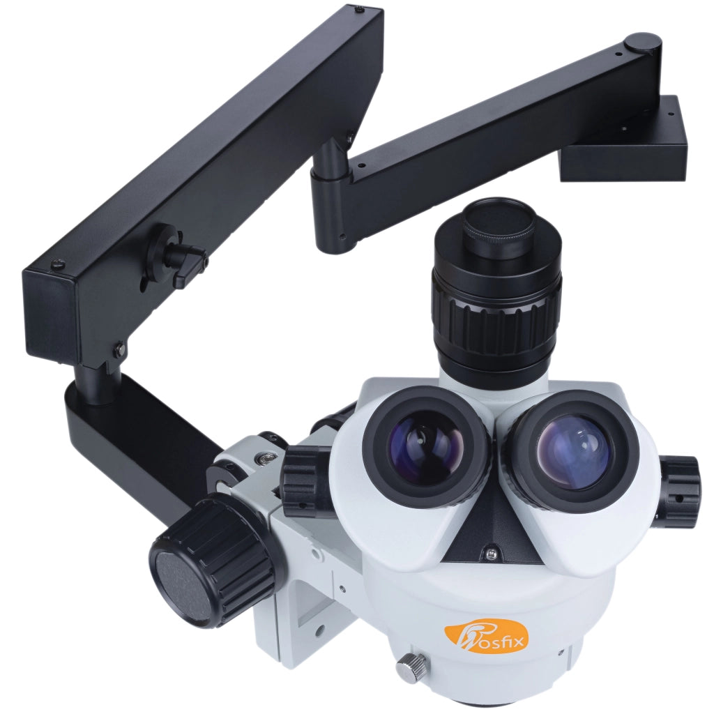 Mikroscopio Stereoscopico Trinoculare Neptune Pro MSNP-T-WDMS1 – Testa Trinoculare, Zoom 7x-45x | Ottica di Alta Qualità