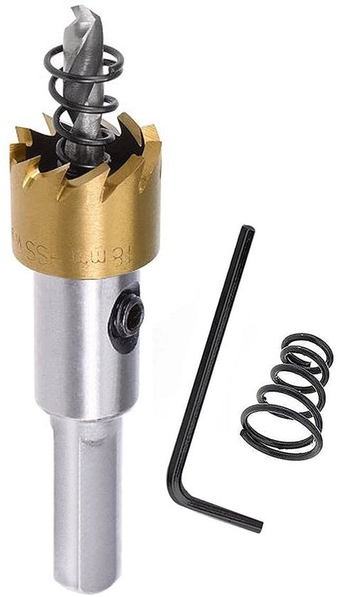 Taglierino per serrature metalliche - 18 mm - Fresa per serrature - Alta velocità foratura