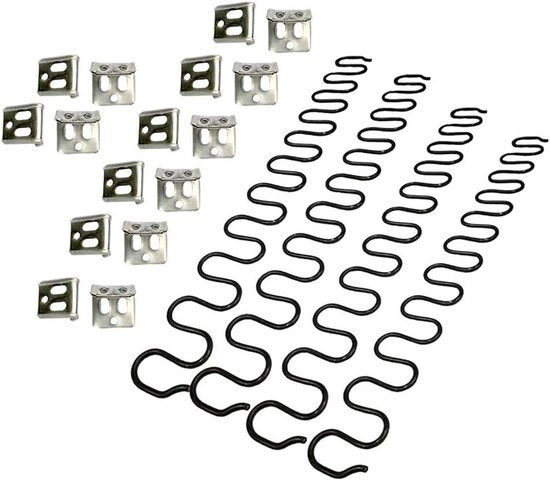 Kit di riparazione per divani - 4 pezzi di molle da 63 cm con 16 pezzi di clip S - diametro di filo 4.0 mm per sedute in mobili, decorazione interna, auto, o altre applicazioni
