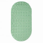 Trade Shop - Tappeto Tappetino Pvc Ovale Antiscivolo Vasca Da Bagno Doccia 69x36cm 79746 Verde -