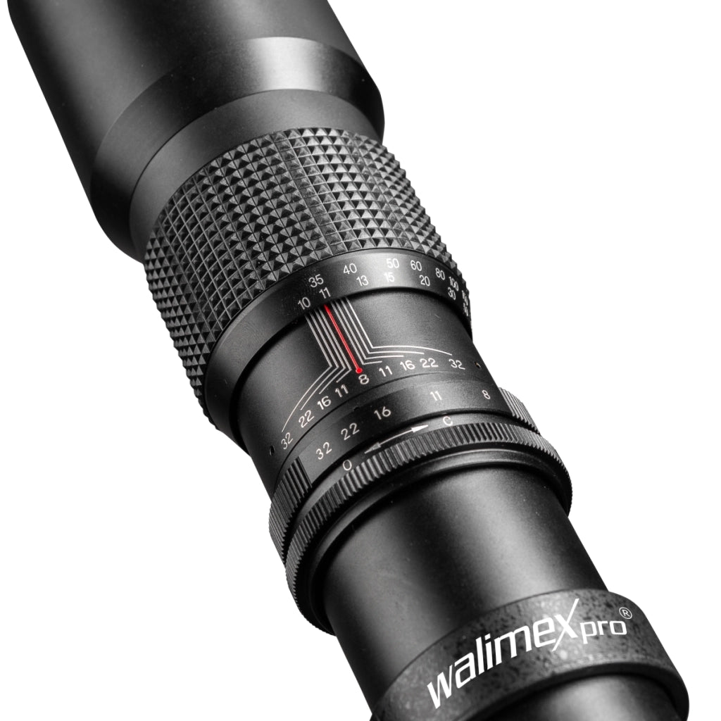 Obiettivo fotografico 500/8,0 compatibile con MFT, Teleobiettivo per full-frame e APSC, con diaframma a iride, per fotocamera DSLR