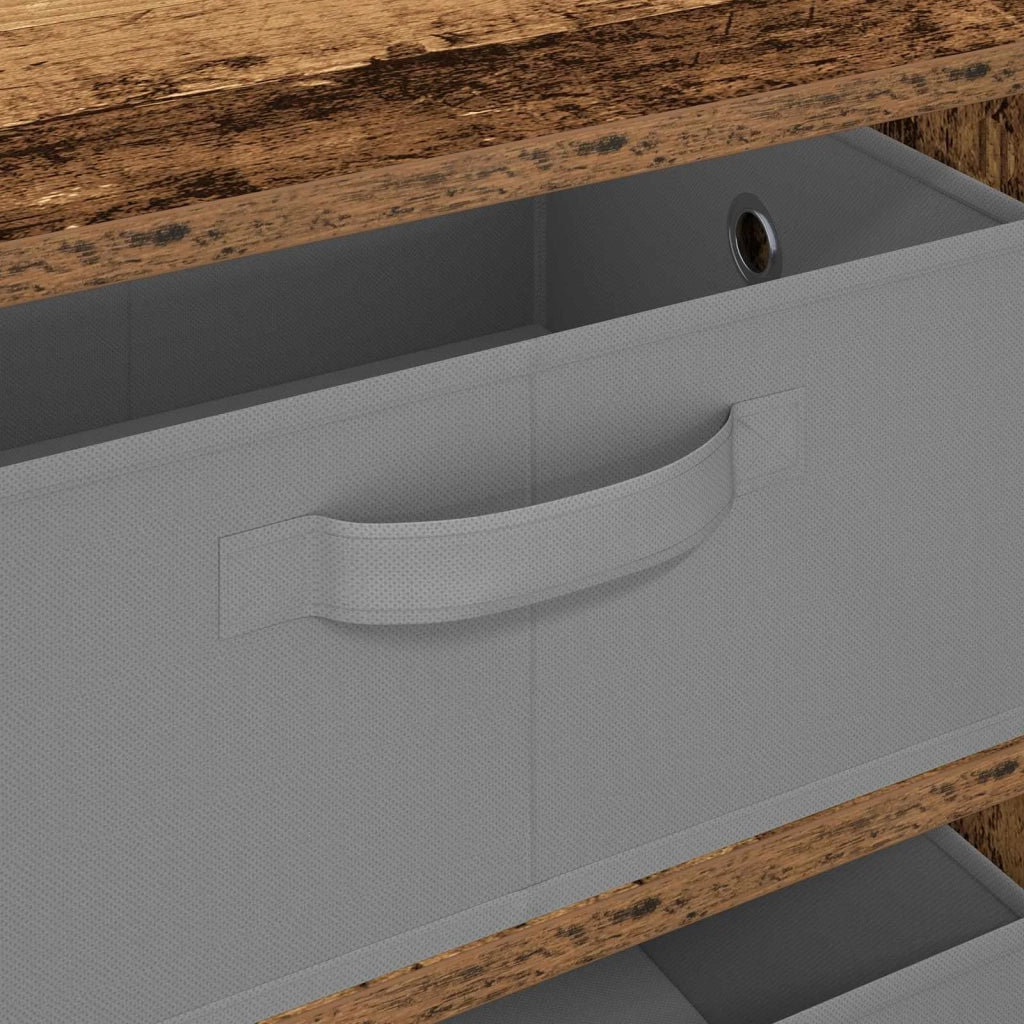 Credenza con cassetto Legno vecchio 60 x 33,5 x 84 cm