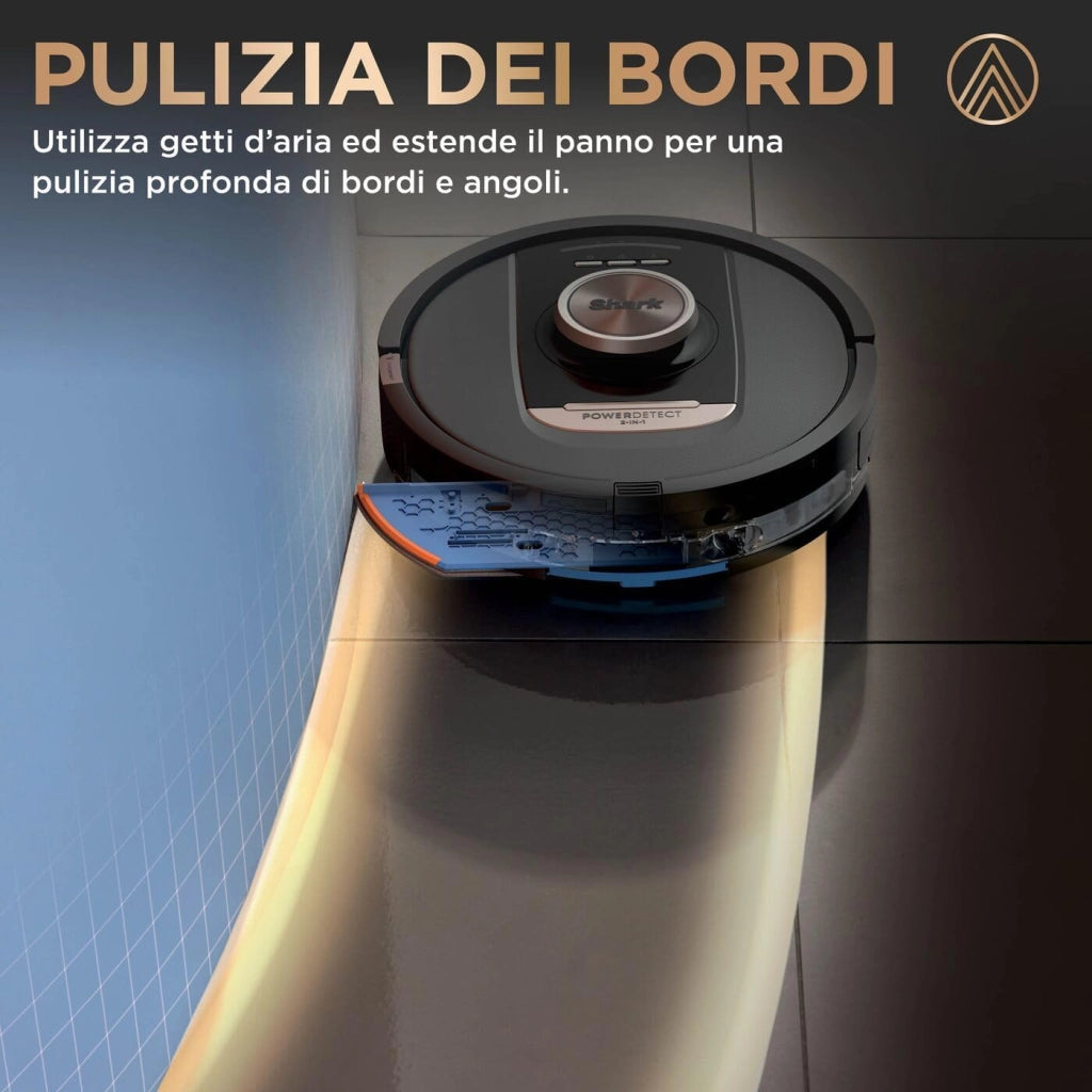 PowerDetect Robot Aspirapolvere Lavapavimenti 2 in 1, NeverTouch Pro Autosvuotante, Autoriempimento, Autopulizia, Navigazione 3D LiDAR, Bypass Ostacoli NeverStuck, WiFi/App, Nero RV2800ZEEU