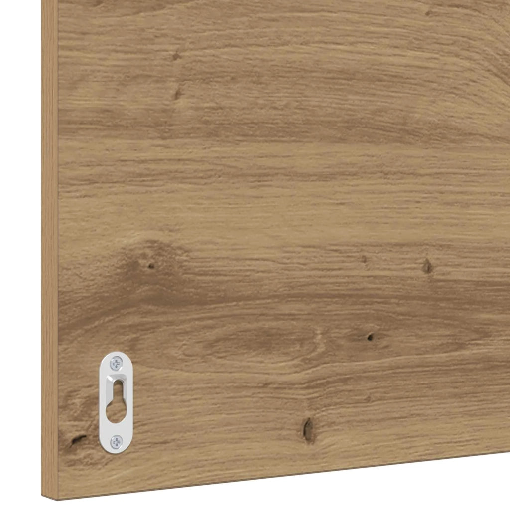 Set di mobili per il bagno 2 pcs Rovere Artigiano e Bianco 3393512