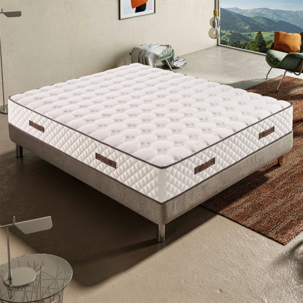 Materasso Piazza e Mezza 120x190 in Memory Foam, Altezza 30 cm, Alleviamento dei punti di pressione, Massima Traspirazione, NUIT