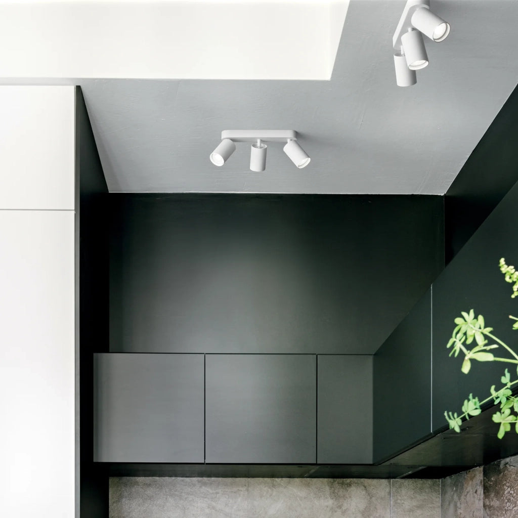 Plafoniera Collezione DYNAMITE 4 luci GU10 Nero Dimmerabile Ideal Lux