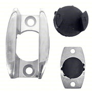 SET GUIDA A TERRA CRISTALLO VETRO ELEGANTE PORTA REGOLABILE 8MM 10MM 12MM 14MM