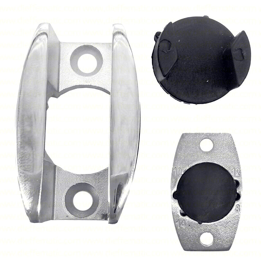 SET GUIDA A TERRA CRISTALLO VETRO ELEGANTE PORTA REGOLABILE 8MM 10MM 12MM 14MM