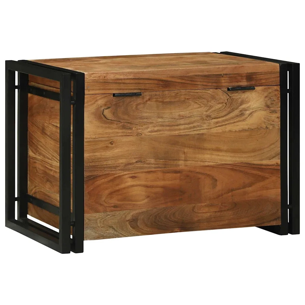 Scatola di Stoccaggio 60 x 40 x 41 cm Legno di Acacia Massello 4016753