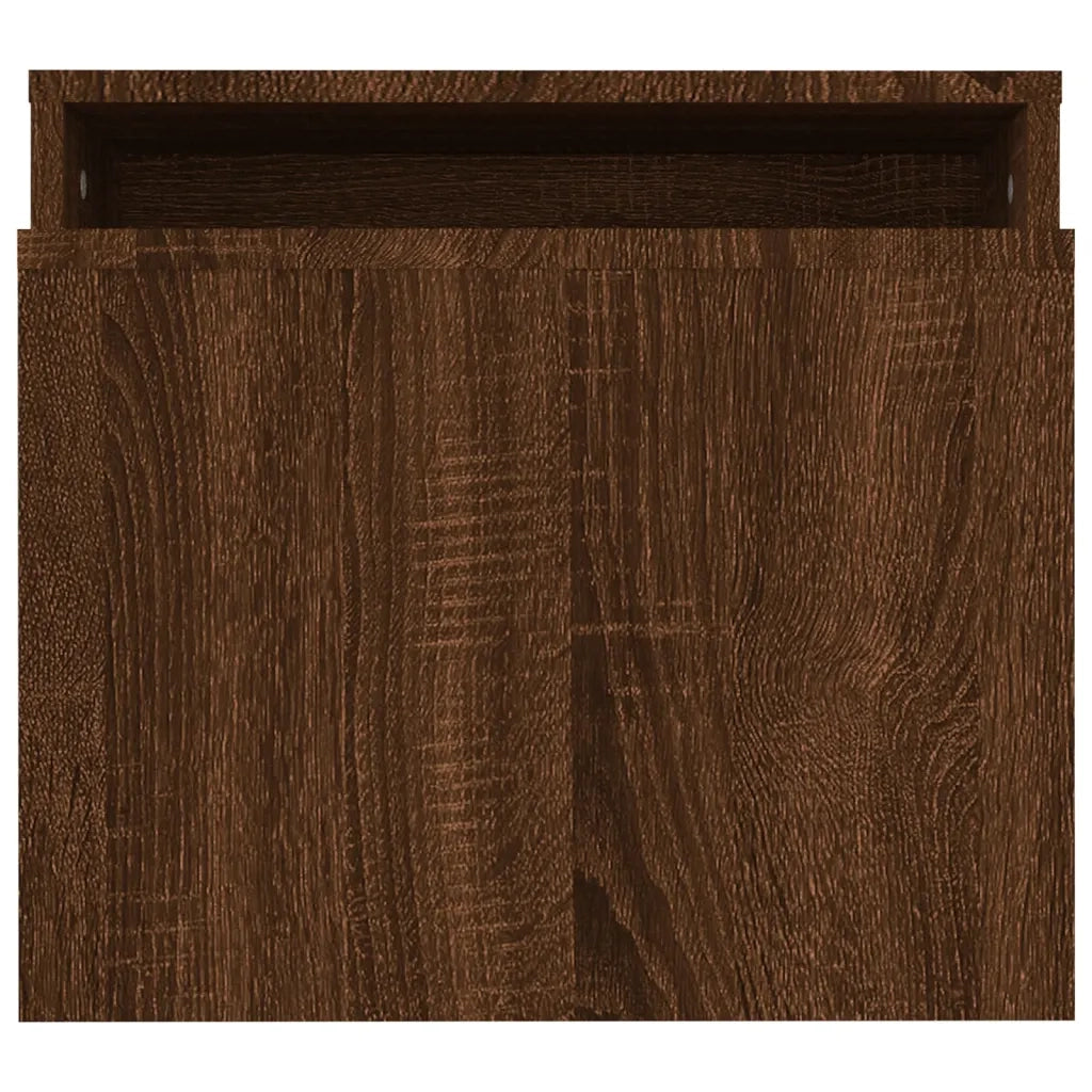 Set Tavolini Salotto Rovere Marrone 100x48x40 cm Multistrato 815548