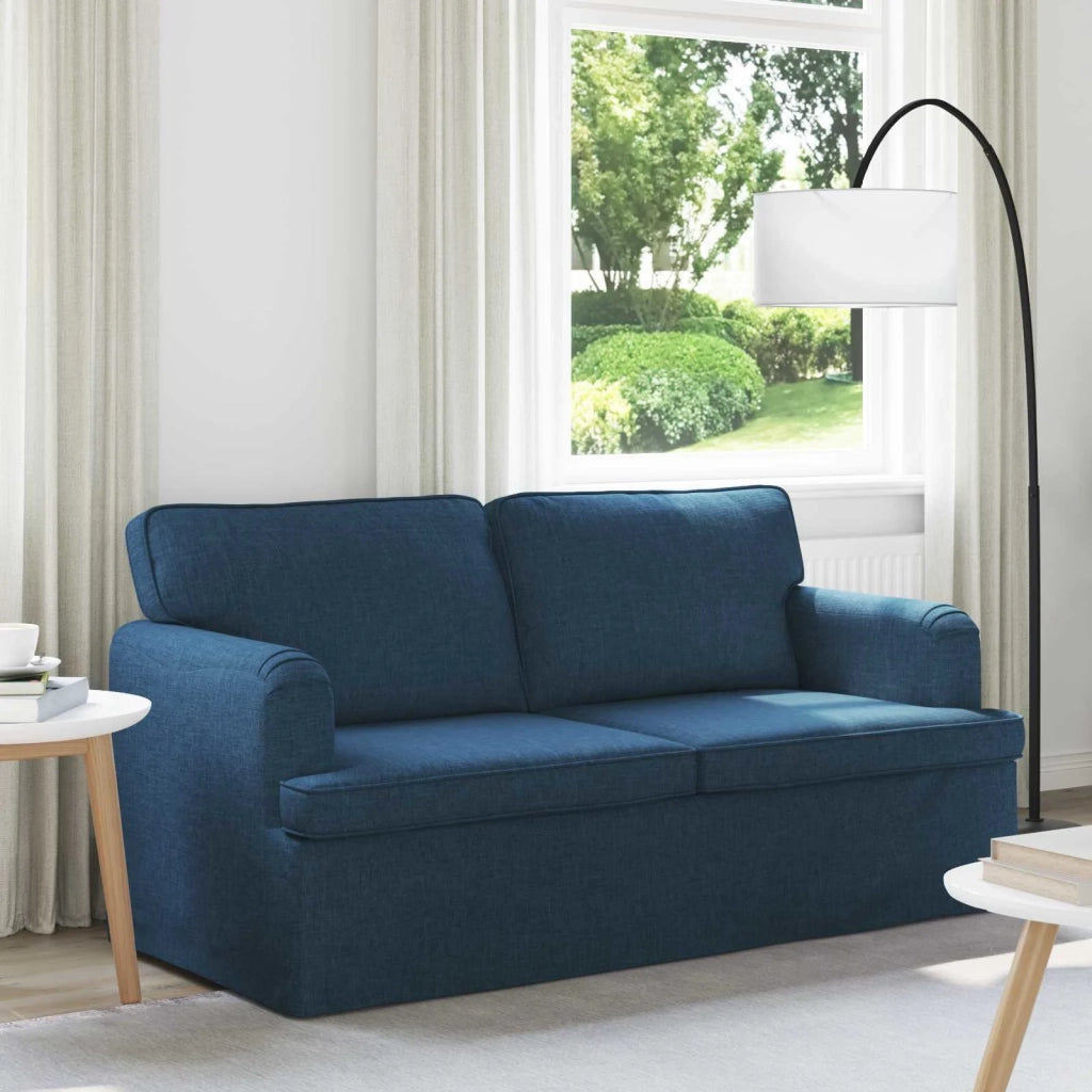 Divano Blu 162 x 80 x 85 cm Tessuto