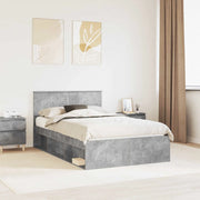 Struttura del letto Calcestruzzo 120 x 200 cm Pino massello 3410621