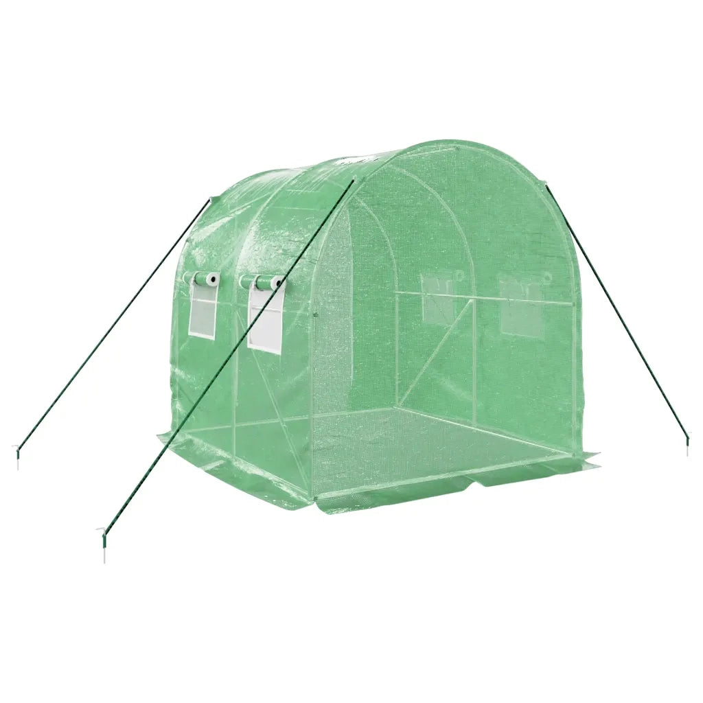 Serra con Telaio in Acciaio Verde 4 m2 2x2x2 m CFW9985320