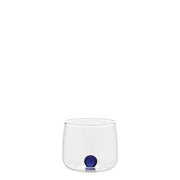 Bilia Tumbler Junior Set 6 Bicchieri in Vetro Borosilicato Blu Design Elegante e Moderno per Liquori e Amari Ideale per Degustazioni Raffinate