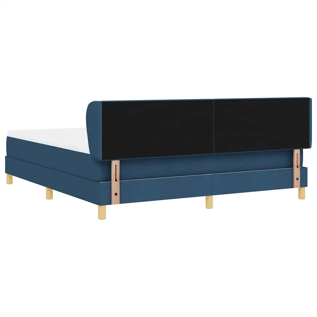 Letto a molle con materasso Blu 180 x 200 cm Tessuto 3340233
