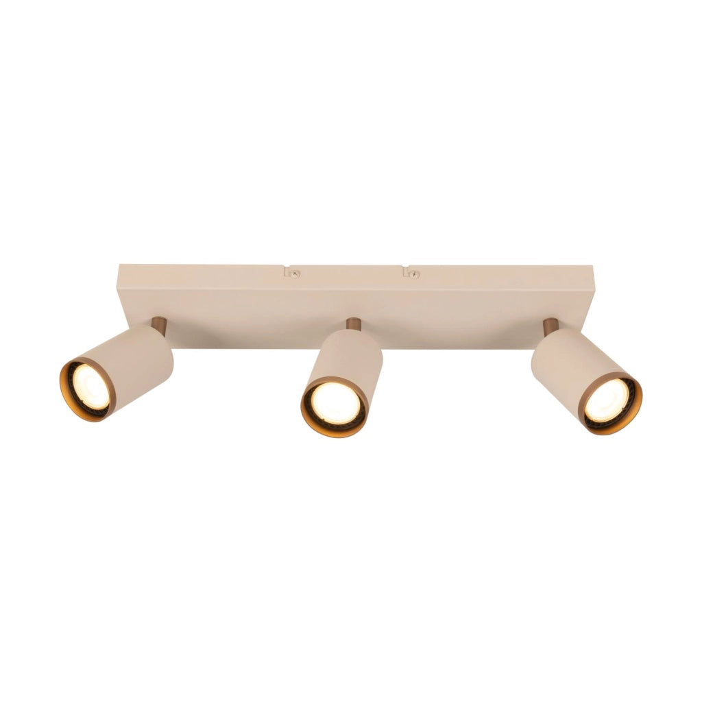 Faretto soffitto 3xGU10 taupe alluminio REGINA Lucide