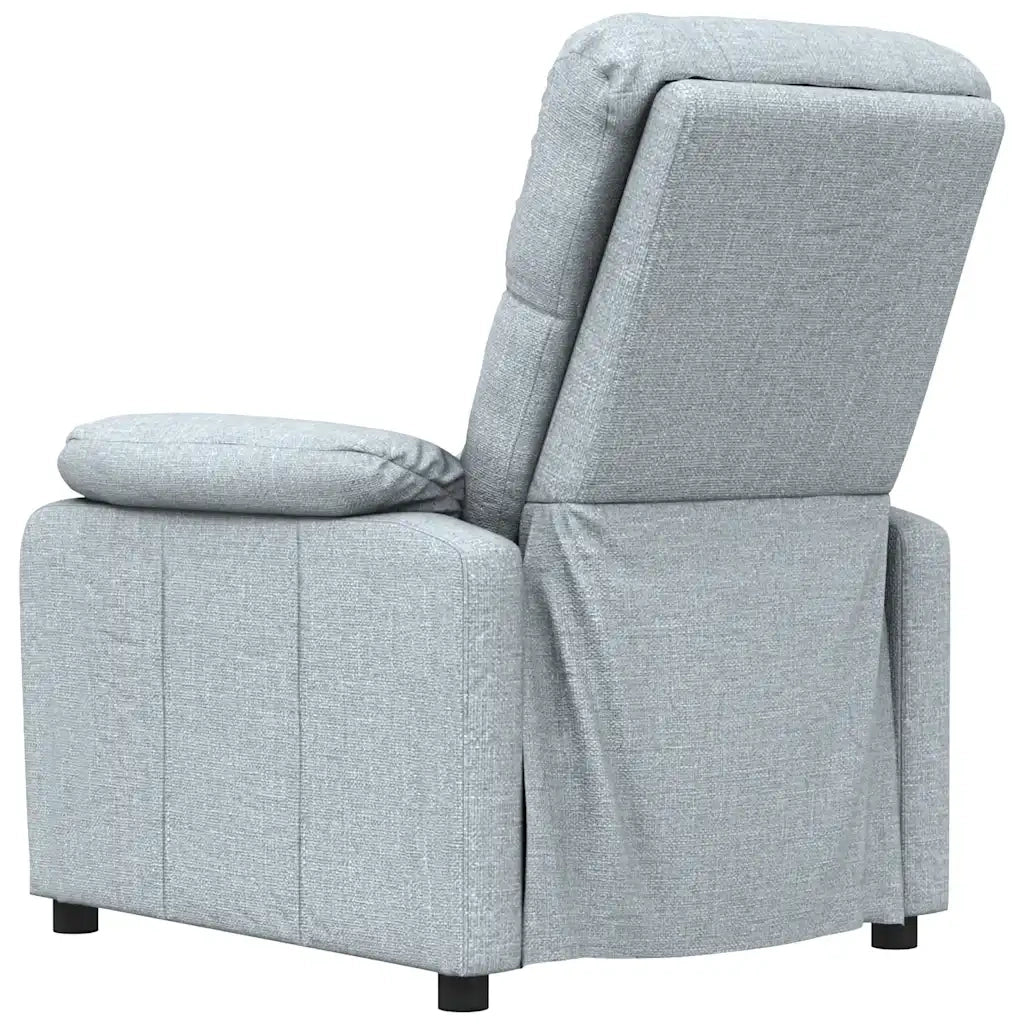 Poltrona Reclinabile Grigio Chiaro in Tessuto cod mxl 13590