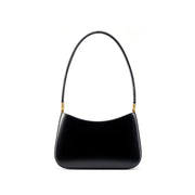 Borsa tote da donna in vera pelle, nera