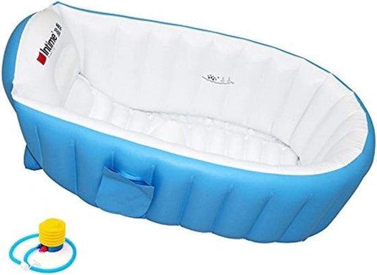 Bagnetto gonfiabile per bambini, piscina per bambini, estivo, piscina, antiscivolo, pieghevole, per viaggio, bagnetto, seggiolone, seggiolone per 0-3 anni