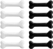 Spille per capelli in forma di botto - 10 pezzi - Plastica - Leggero - Duraturo - Nero/bianco - Progetto creativo - Ferri per capelli