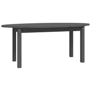 Tavolino da salotto | Tavolino da caff¨¨ | Tavolino da Soggiorno Grigio 110x55x45 cm Legno Massello di Pino
