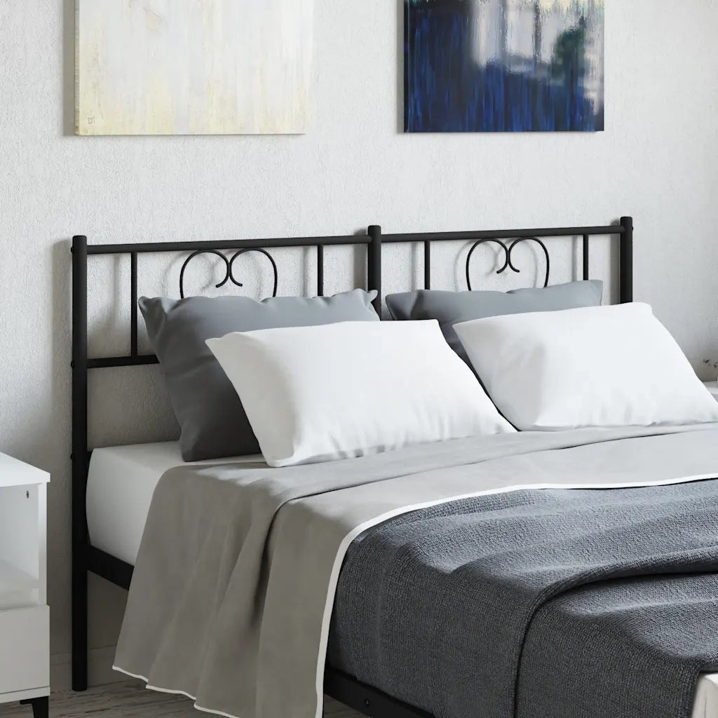 Testiera | Testata di Ricambio in Metallo Nero 150 cm