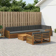 Set di divani da esterno 9 pz 3383540