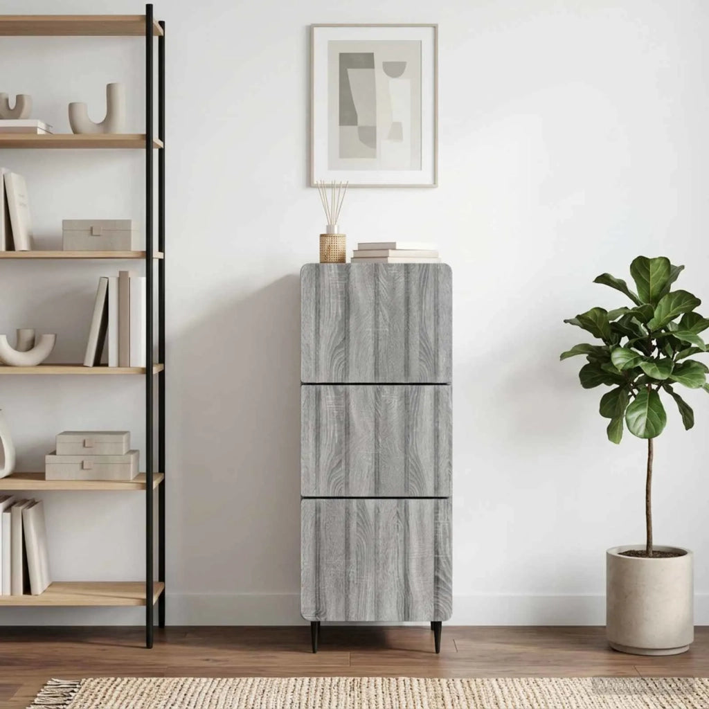 Mobile con Cassetti Grigio Sonoma 33 x 34,5 x 92 cm 894391