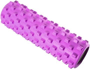 Rollatore di schiuma per terapia punti di tensione e autogestione - 33 x 13 cm - rosso per stretching crossfit yoga pilates fisiokinesiterapia