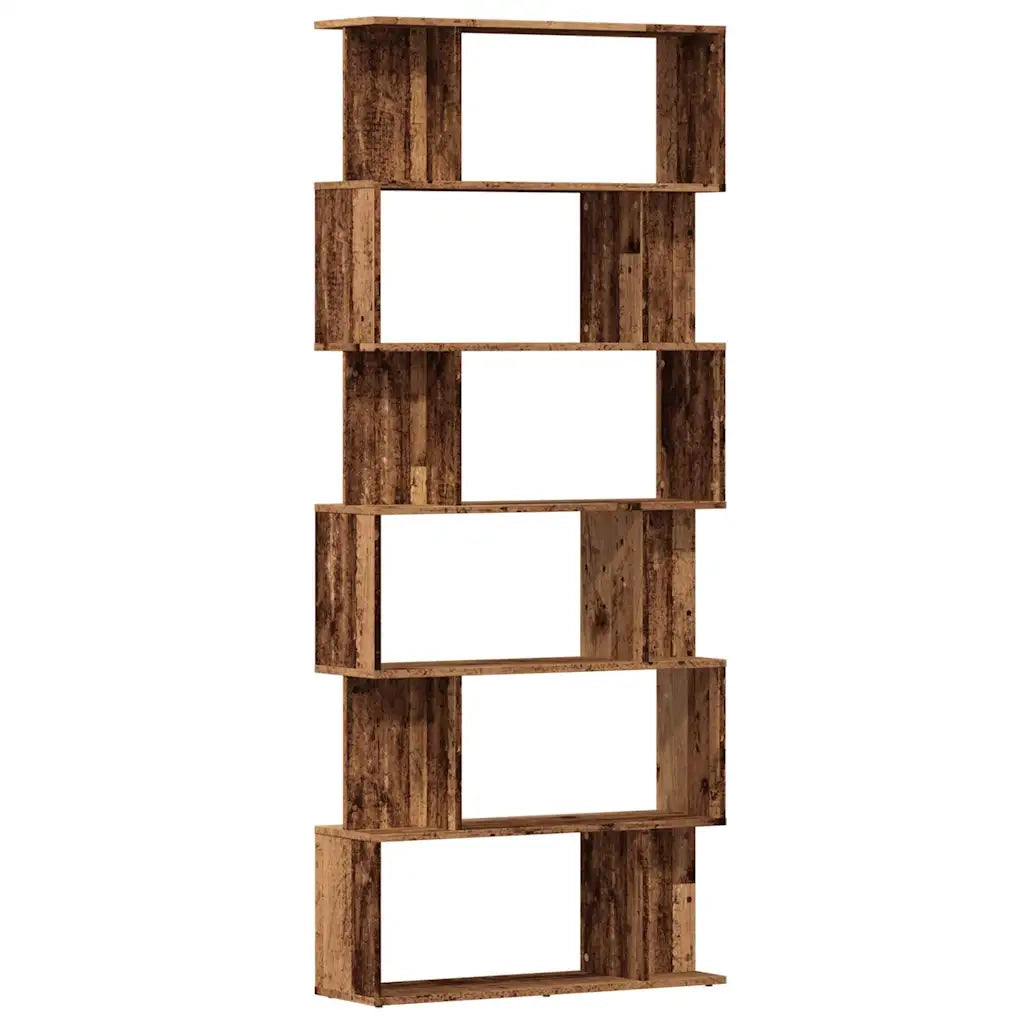 Libreria in Legno Antico 80x24x192 cm Legno Multistrato