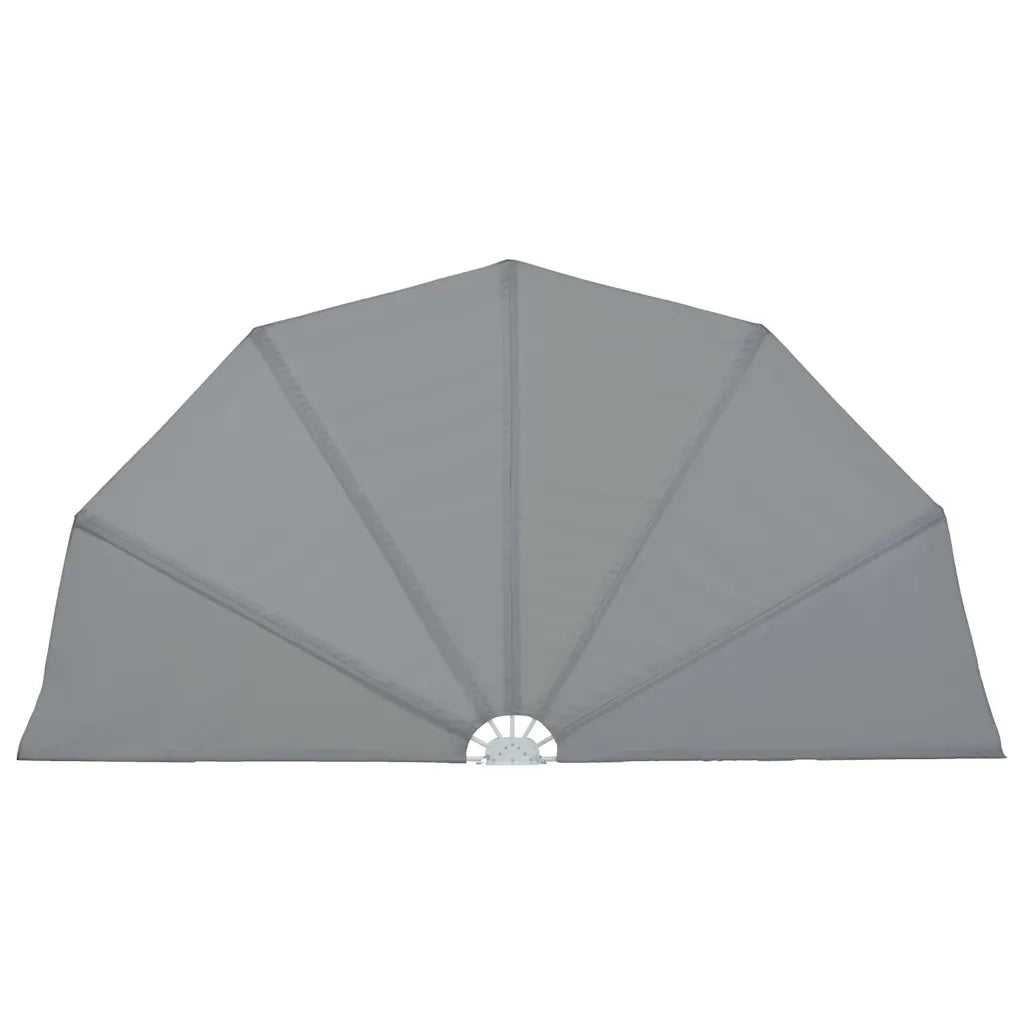 Tenda Laterale per Terrazza Pieghevole Grigio 200 cm