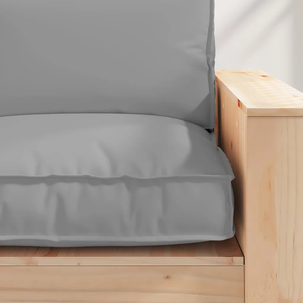 Cuscino per sedie | Cuscino Grigio 80 x 80 x 12 cm Tessuto Oxford