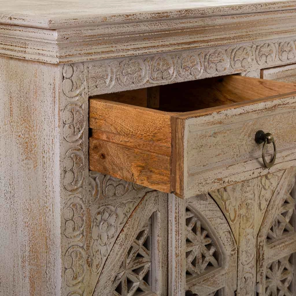 Mueble de entrada in legno finitura artigianale 90x45x90h cm