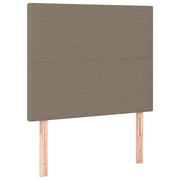 Testiera | Testata per letto Tortora 80x5x118/128 cm Tessuto