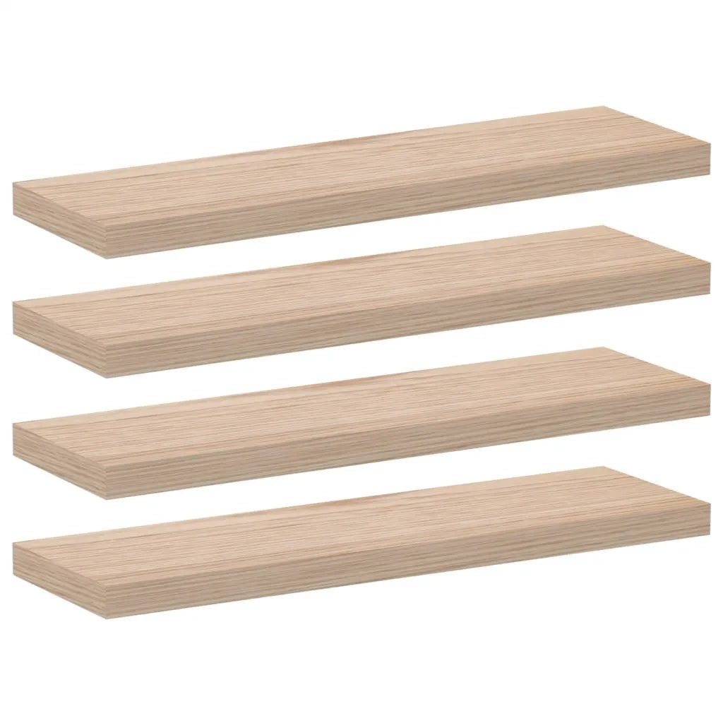 Mensole Pensili 4 pz-Set di 4 Scaffale a parete 80x23,5x4 cm in Truciolato