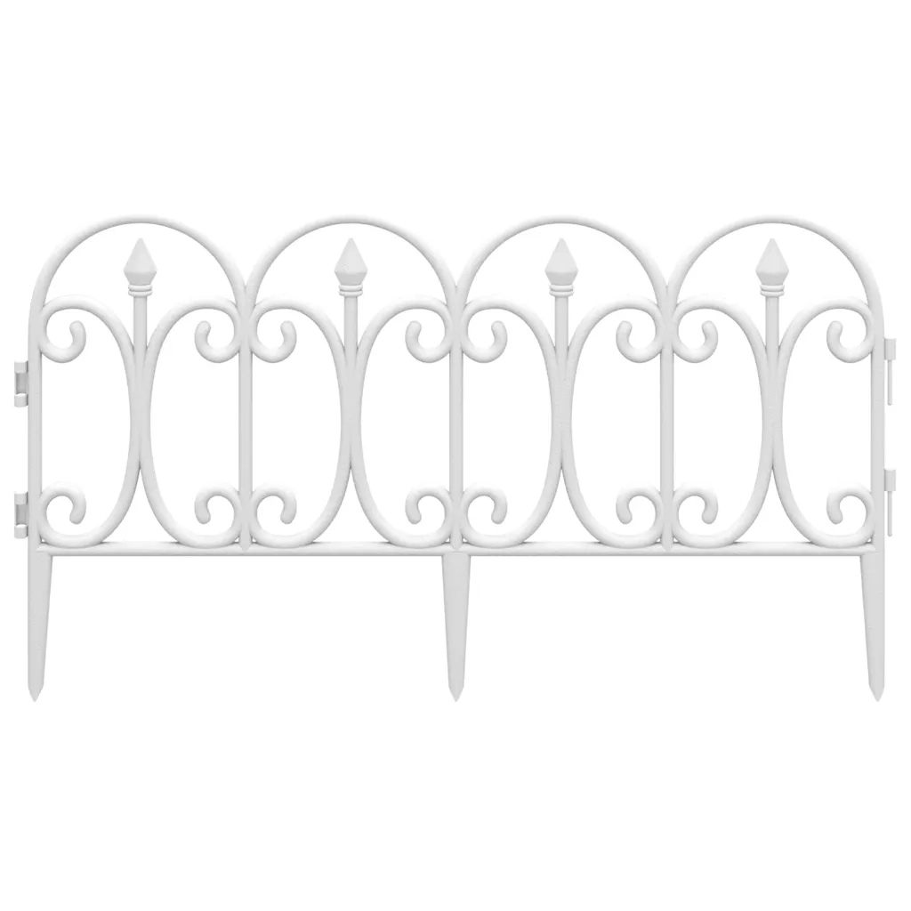 Bordi per Prato 17 pz Bianchi 10 m in PP 318294