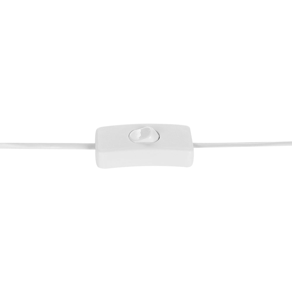 Lampada da tavolo Base in ceramica bianca Paralume a cono regolabile in lino Effetto invecchiato Design moderno e minimalista Soggiorno Camera da letto