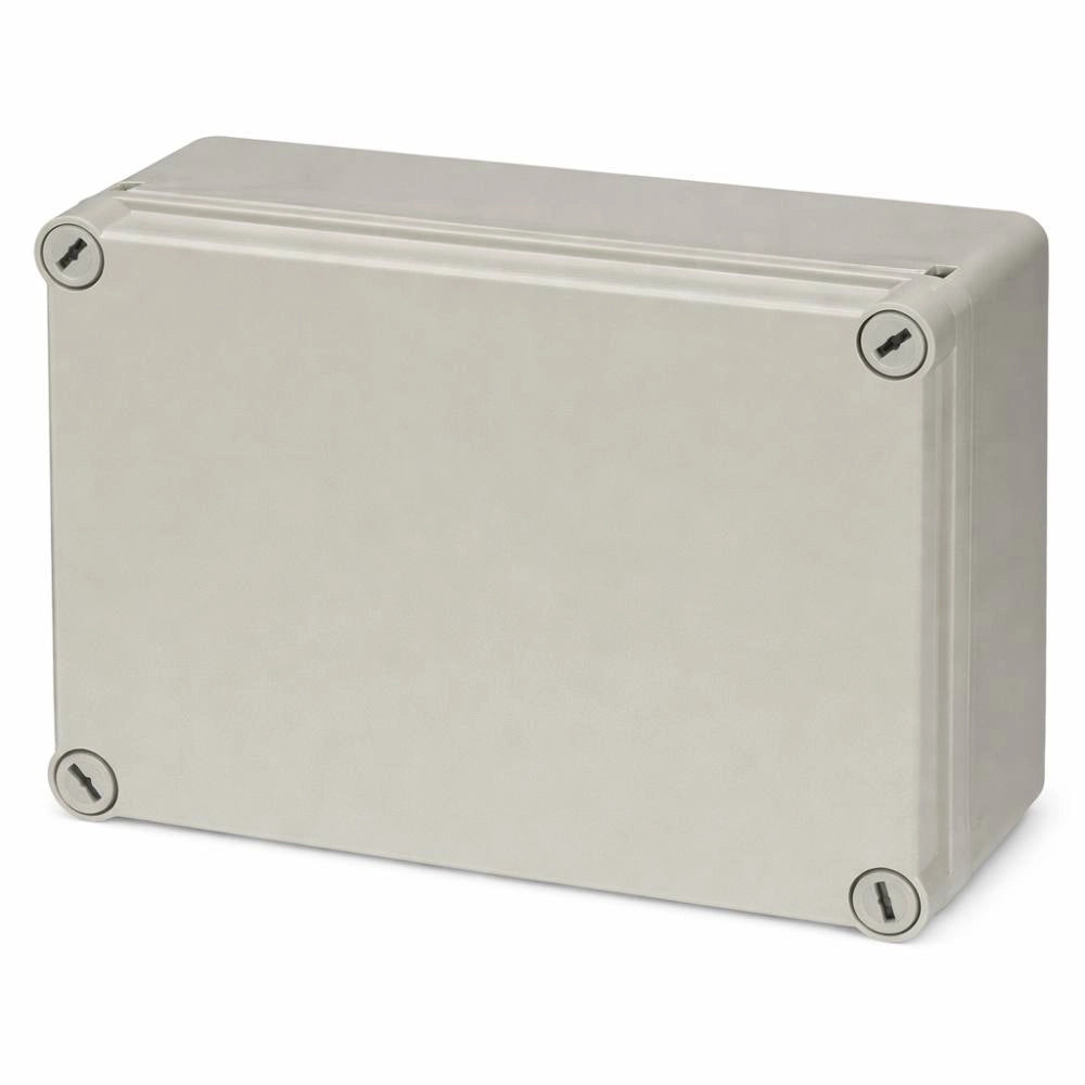 Cassetta di derivazione stagna marlanvil 012.a.pl con coperchio grigio ip66 300x220x120mm