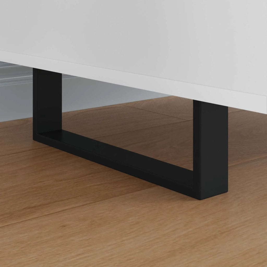 Piedini per mobili 12 pcs Nero 311 x 40,5 x 100 mm Ferro 864807