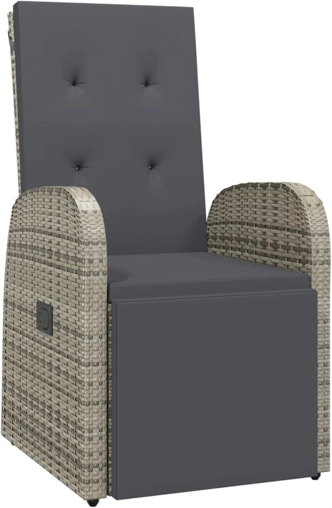 Set da pranzo da giardino 5 pezzi, set tavolo e sedie da giardino, set per terrazza, mobili da giardino, mobili da giardino, set da giardino con terrazza esterna, con cuscini in rattan