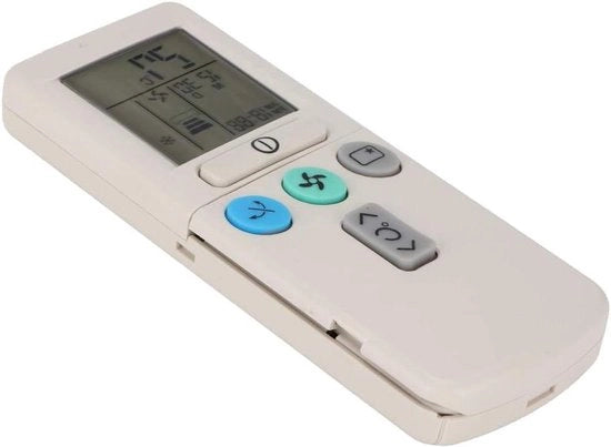 Pulsante remoto universale per climatizzatore con funzione di raffreddamento, compatibile con diversi modelli come RAR-2A1 e RAR-3U4. Facile da utilizzare.