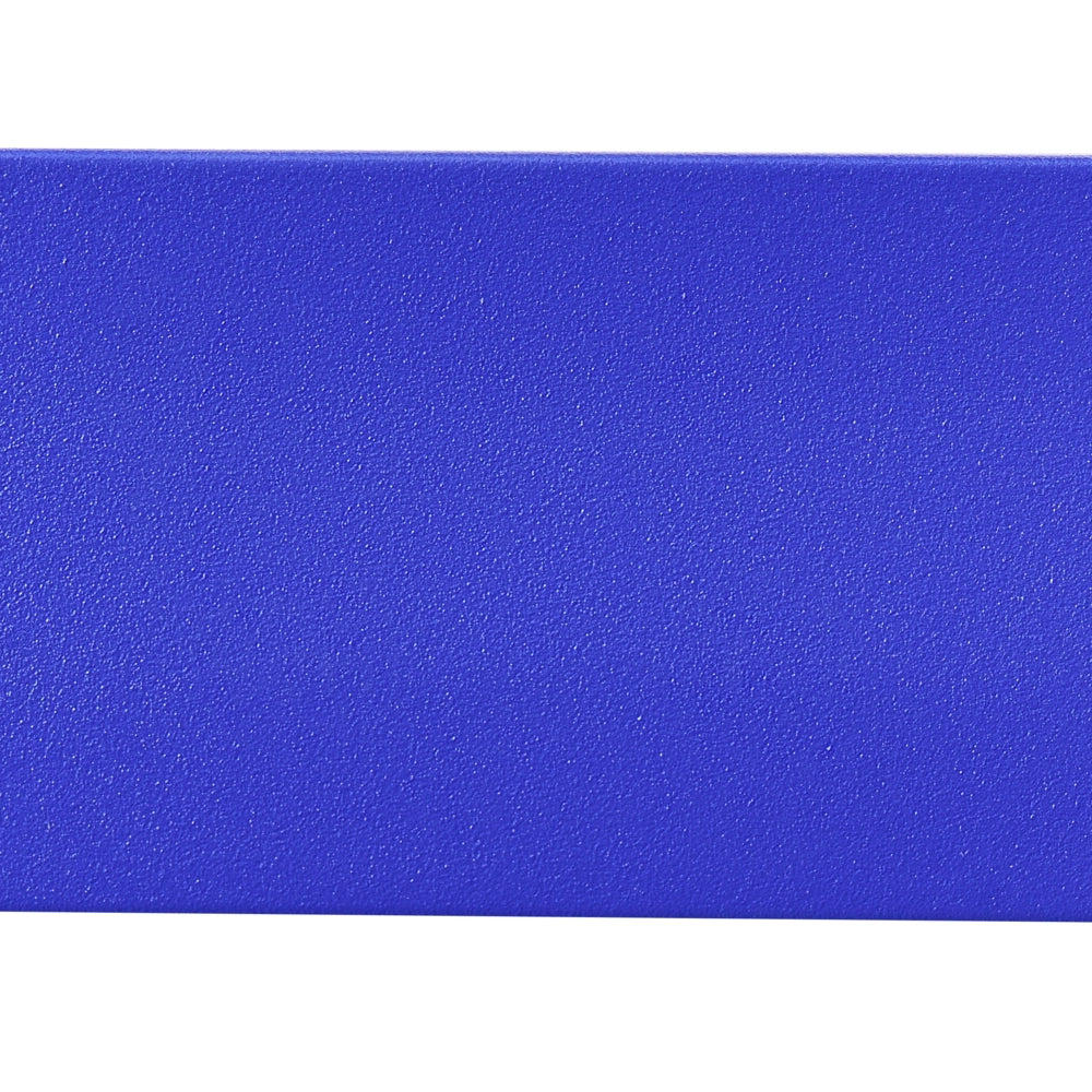 Sedia a dondolo da giardino blu alluminio a doghe Design moderno per esterni