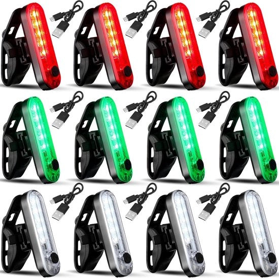 Illuminazione di navigazione a batteria per barche, illuminazione a batteria per kayak da notte, illuminazione di sicurezza a LED a batteria per barche pontone, 4 impostazioni di lampeggio.