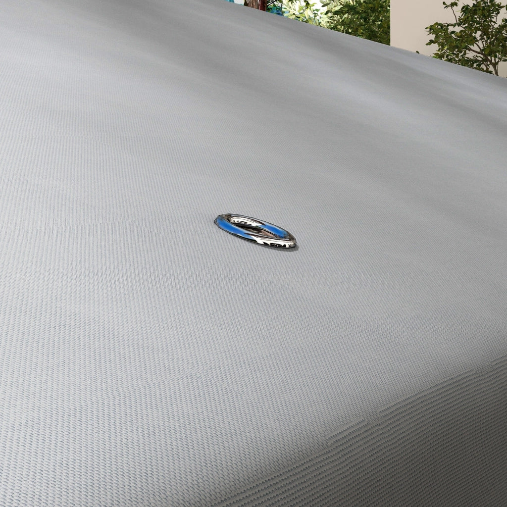 Tenda da giardino ¨C zephmum ¨C grigio chiaro tessuto poliestere 4x3 m
