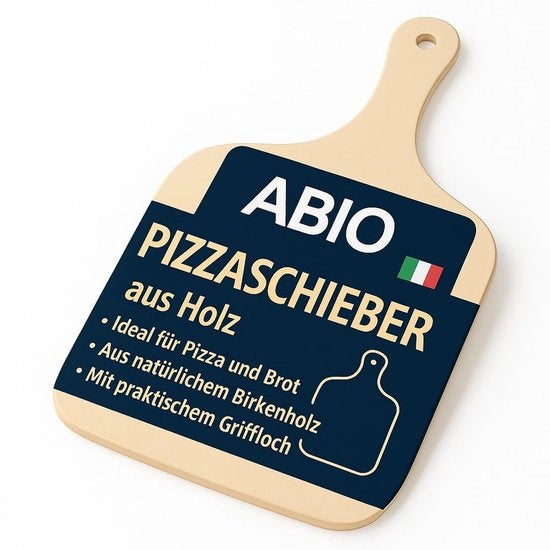 Spiedino per pizza in legno 32x22cm piastra per pizza piastra per pane tarte flambée piastra per servire piastra per pizza forno e griglia 11/18000