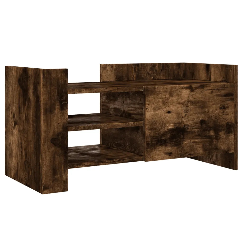 Mobile TV | Armadietto TV | Mobile Porta TV Rovere Fumo 80x35x40 cm in Legno Multistrato