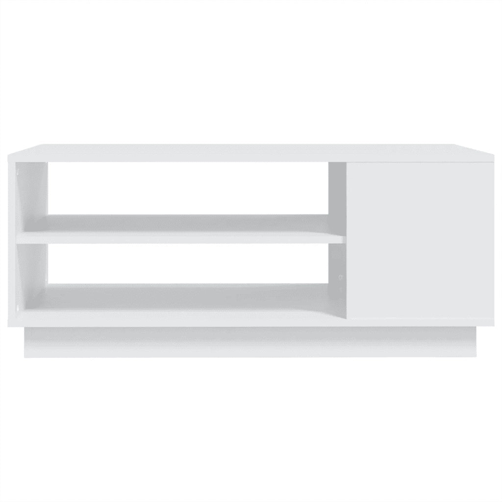 Tavolino da Salotto Bianco 102x55x43 cm in Truciolato 810280