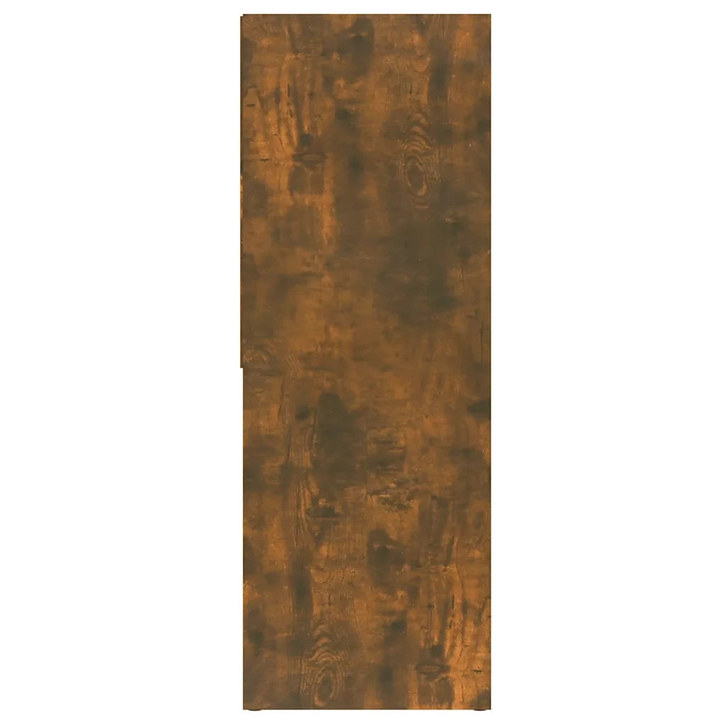 Libreria Rovere Fumo 67x24x161 cm in Legno Multistrato 815501