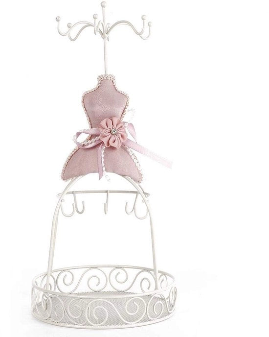 Standarizzatore di gioielli, display per gioielli, orecchini, collana, anello, abito, stivaletto a tacchi alti, supporto per gioielli, display per vari tipi di gioielli